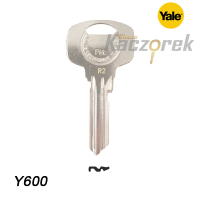 Mieszkaniowy 219 - klucz surowy mosiężny - Yale Y600